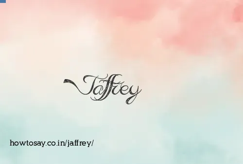 Jaffrey