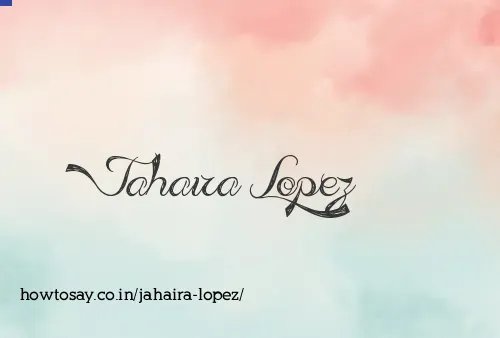 Jahaira Lopez