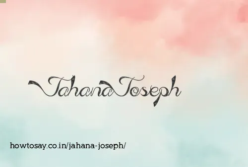 Jahana Joseph