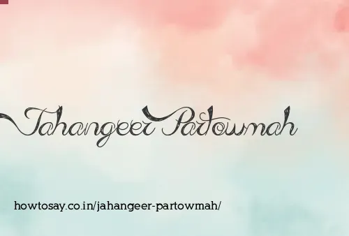 Jahangeer Partowmah