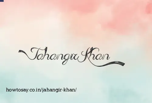 Jahangir Khan