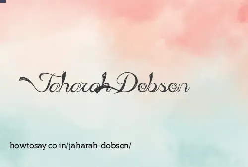 Jaharah Dobson