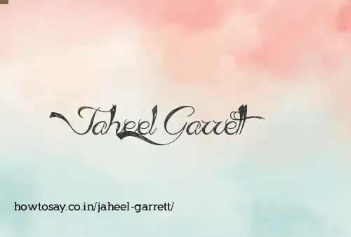 Jaheel Garrett