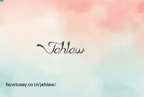 Jahlaw
