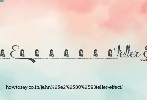 Jahn–teller Effect