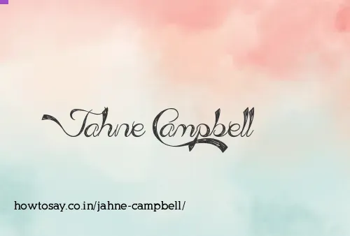 Jahne Campbell