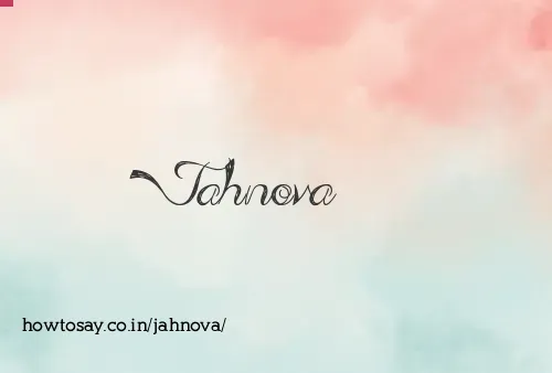 Jahnova