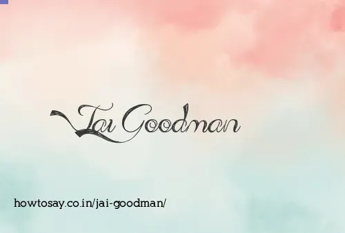 Jai Goodman