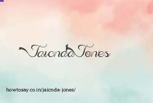 Jaicnda Jones
