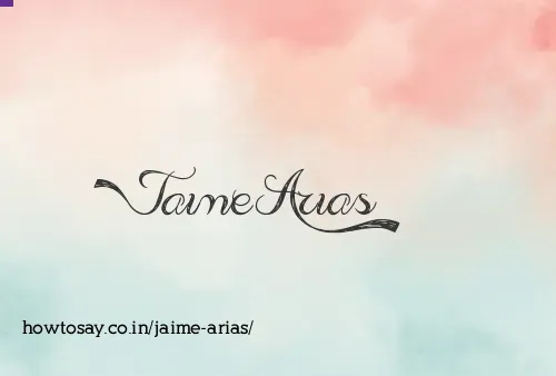 Jaime Arias