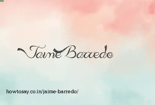 Jaime Barredo