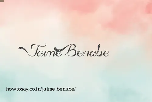 Jaime Benabe