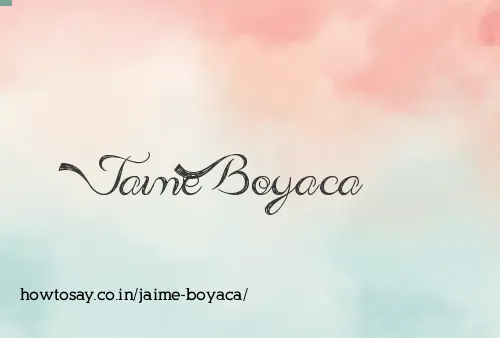 Jaime Boyaca