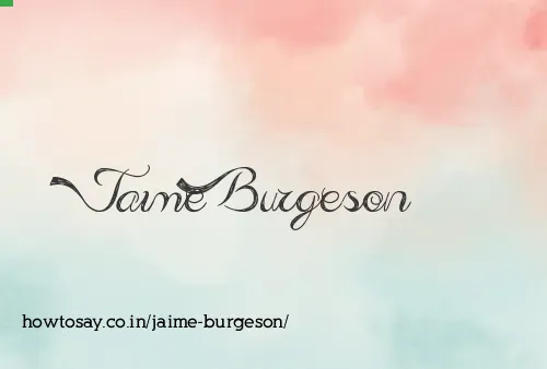 Jaime Burgeson