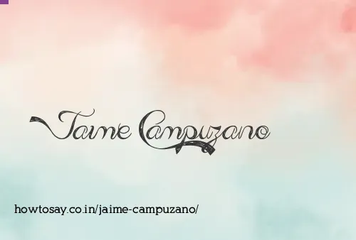 Jaime Campuzano