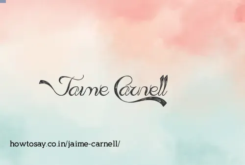 Jaime Carnell