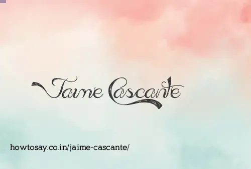 Jaime Cascante
