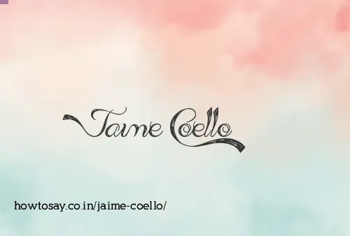 Jaime Coello