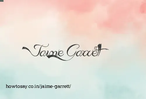 Jaime Garrett