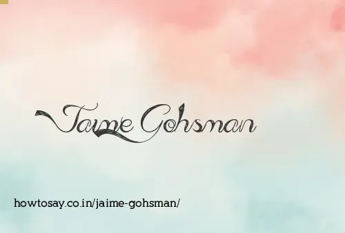 Jaime Gohsman