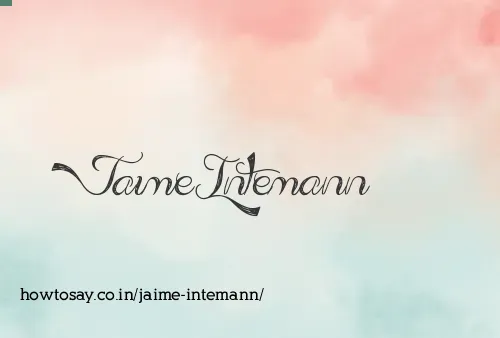 Jaime Intemann