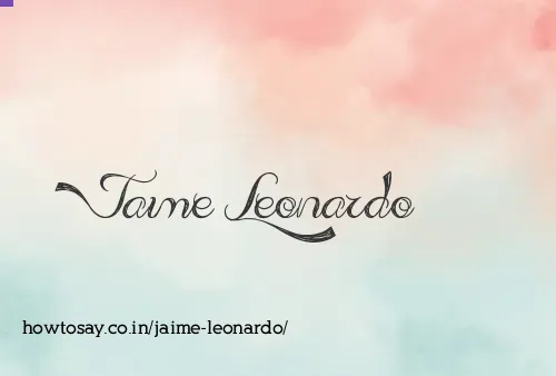 Jaime Leonardo