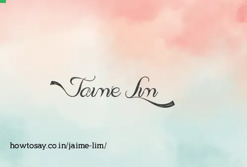 Jaime Lim