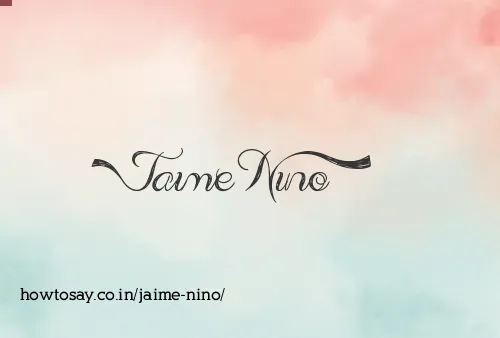 Jaime Nino