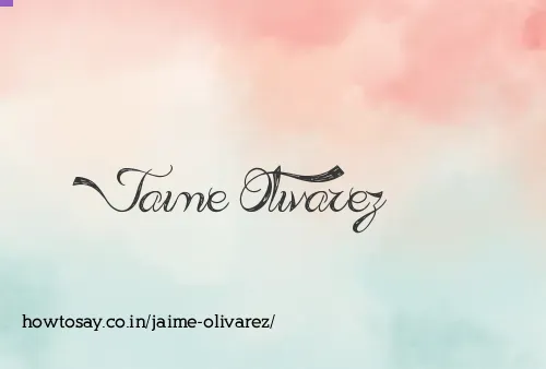 Jaime Olivarez