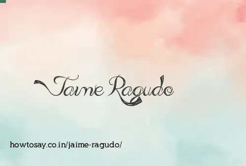 Jaime Ragudo