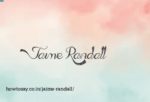Jaime Randall