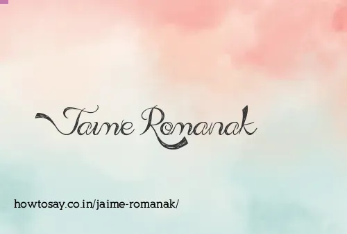 Jaime Romanak