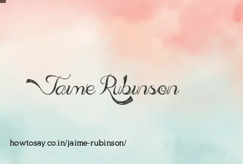 Jaime Rubinson