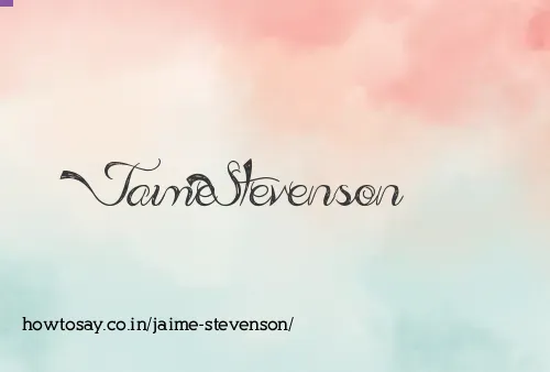 Jaime Stevenson