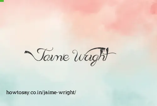 Jaime Wright