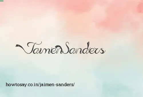 Jaimen Sanders