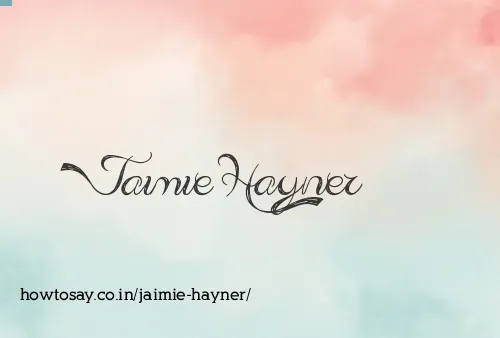 Jaimie Hayner