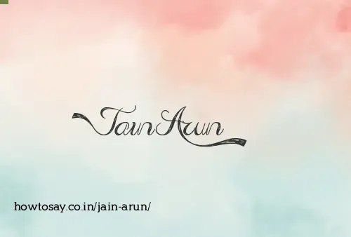 Jain Arun
