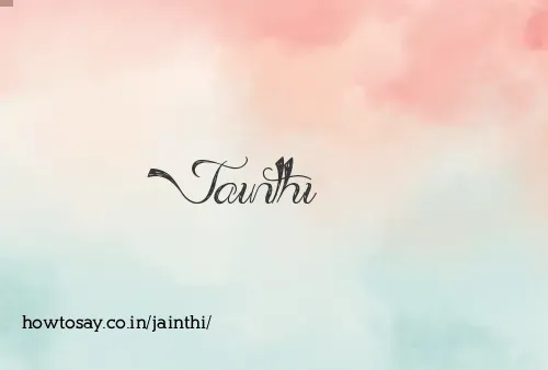 Jainthi