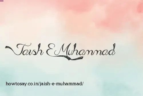 Jaish E Muhammad