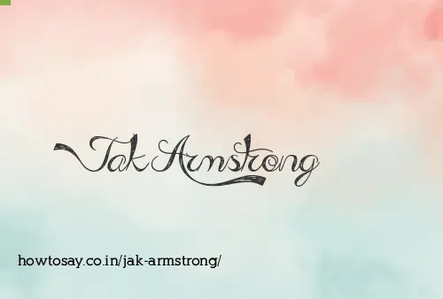Jak Armstrong