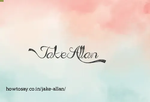 Jake Allan