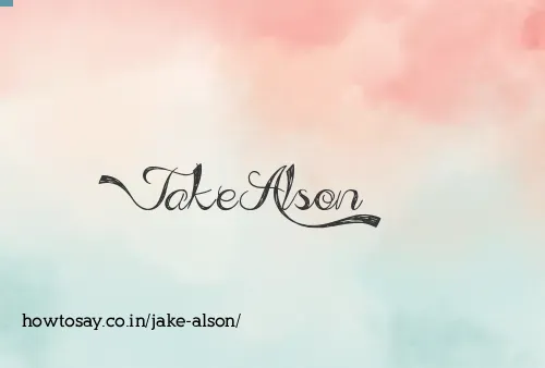 Jake Alson