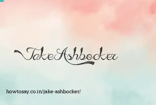Jake Ashbocker