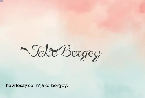 Jake Bergey