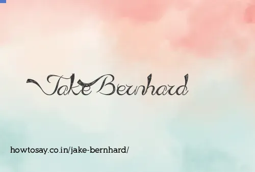 Jake Bernhard