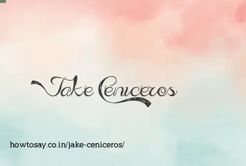Jake Ceniceros