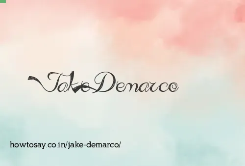 Jake Demarco