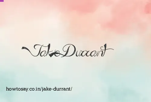 Jake Durrant