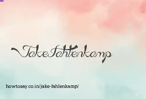 Jake Fahlenkamp